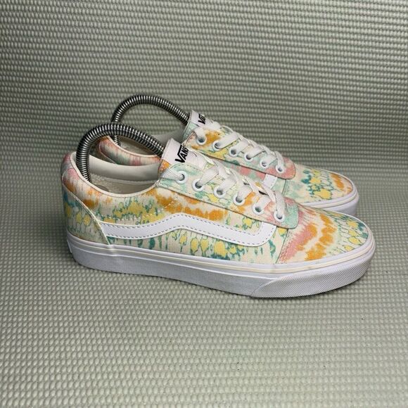 VANS Old Skool Pastel Tie Dye Shoes Sneakers Women’s Size 7.5 500714 - Picture 1 of 9